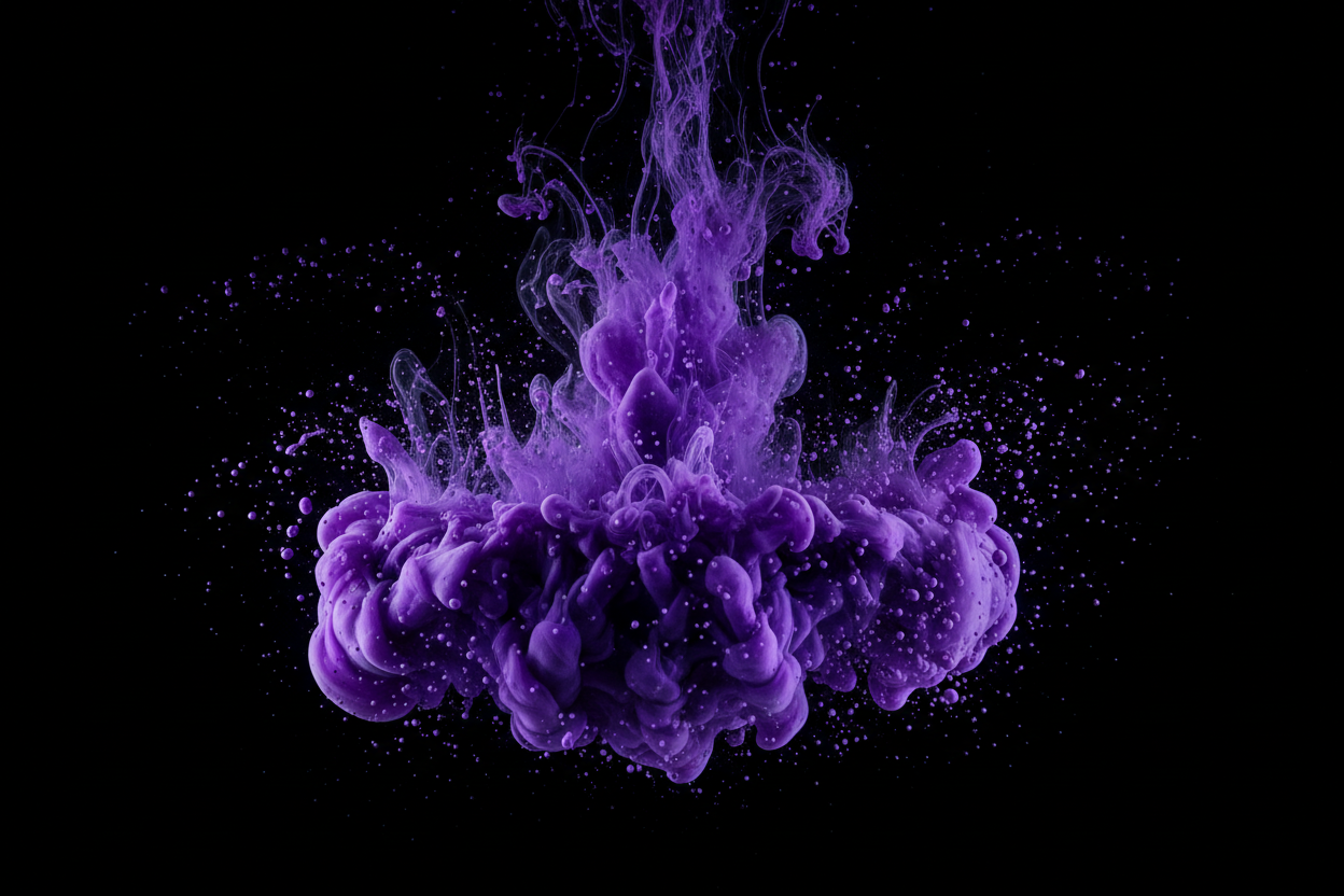 Lila Ink Splash
