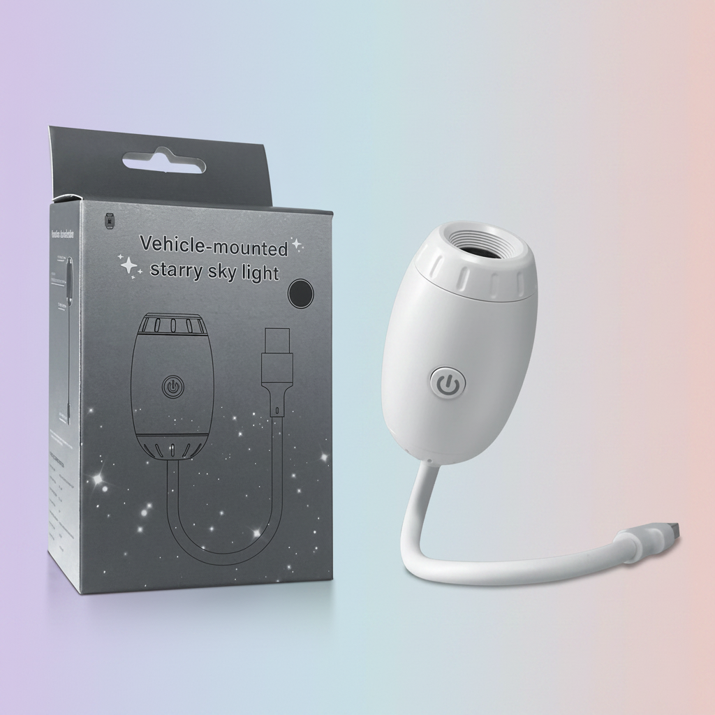 Starlight Projector mit Verpackung Pastel